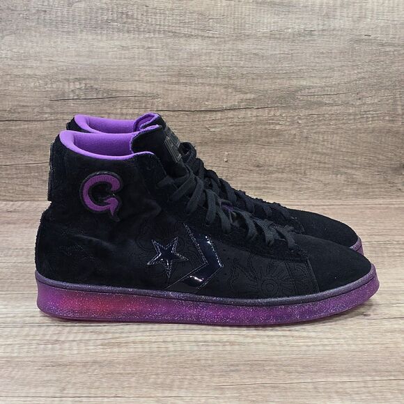 Converse All Star Pro Leather Joe Freshgood Men's Size 12 Black Suede Sneakers - Picture 1 of 9